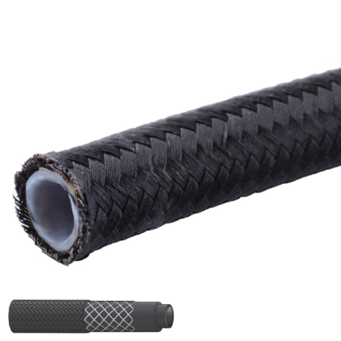 Custom an6 6an -6an e85 braided nylon stainless steel ptfe hose braided fuel lines