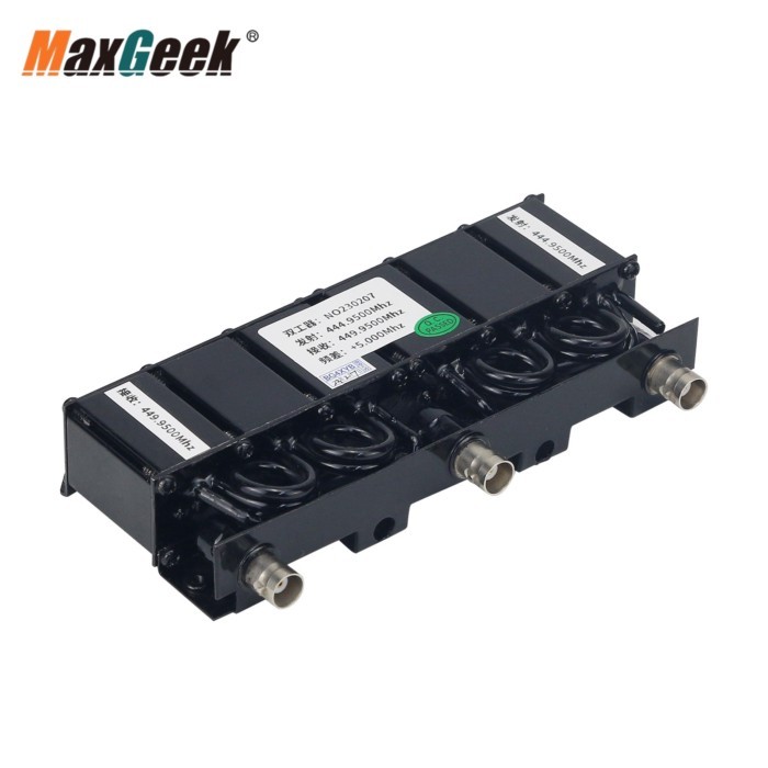 Maxgeek 20W UHF Duplexer 400Mhz-470Mhz UHF Repeater Duplexer BNC Interface for Service Radio Statio