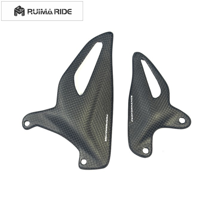 For DUCATI Panigale V4S V4R V4 2018-24 Street Fighter V4 V4R V2 2018-24 carbon fiber foot Heel Guar