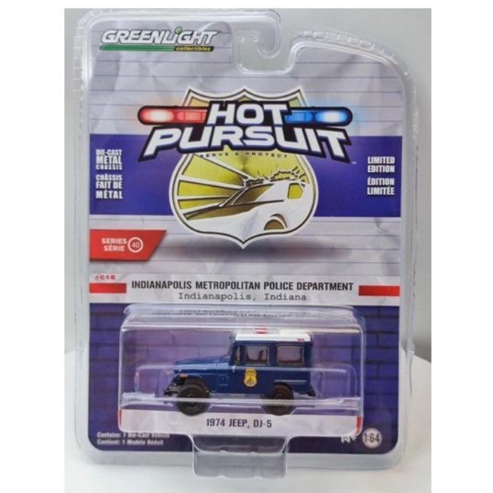 GreenLight GreenLight 1: 64 1974 Jeep DJ-5 Indiana Polis Metropolis