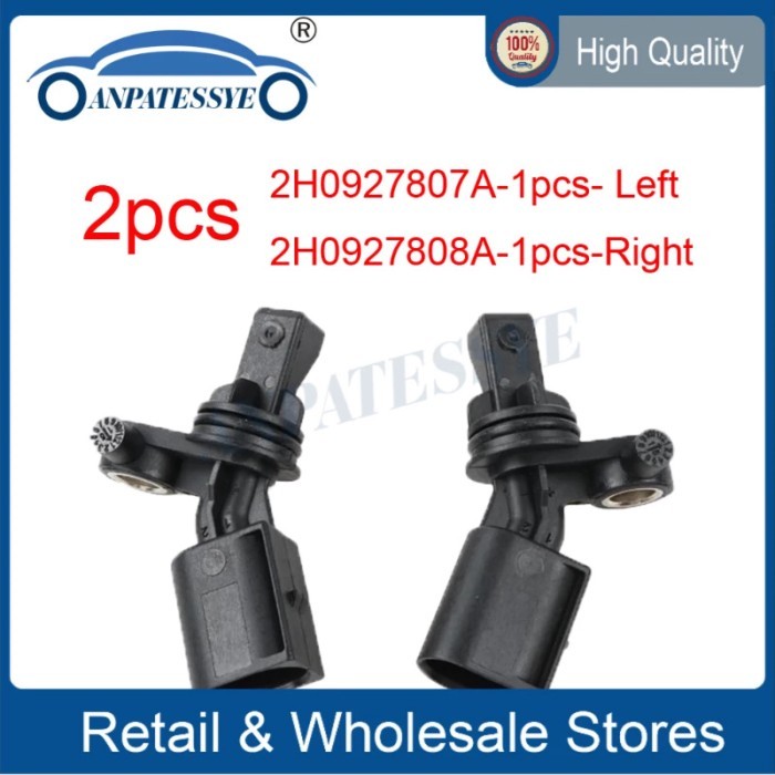 ABS Sensor ABS Wheel Speed Sensor Rear Right Left 2H0927807A 2H0 927 807 A 2H0 927 808 A 2H0927808A