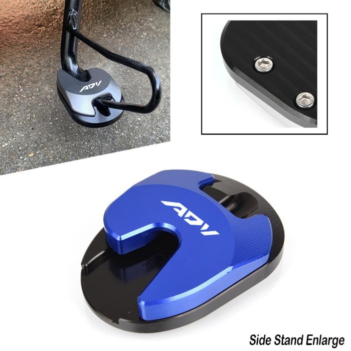 ADV150 Motorcycle Accessories Kickstand Side Stand Enlarger Pad Support For Honda ADV150 ADV 150 20