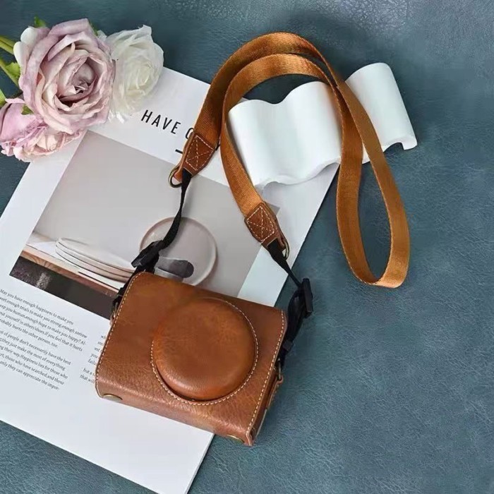 ((อุปกรณ์เสริมกล้อง) Sony zv1 เคสป้องกันกล้อง ZV1F กระเป๋ากล้อง ZV1M2 ฐาน ZV1 ซองหนังรุ่นที่สอง zv-1