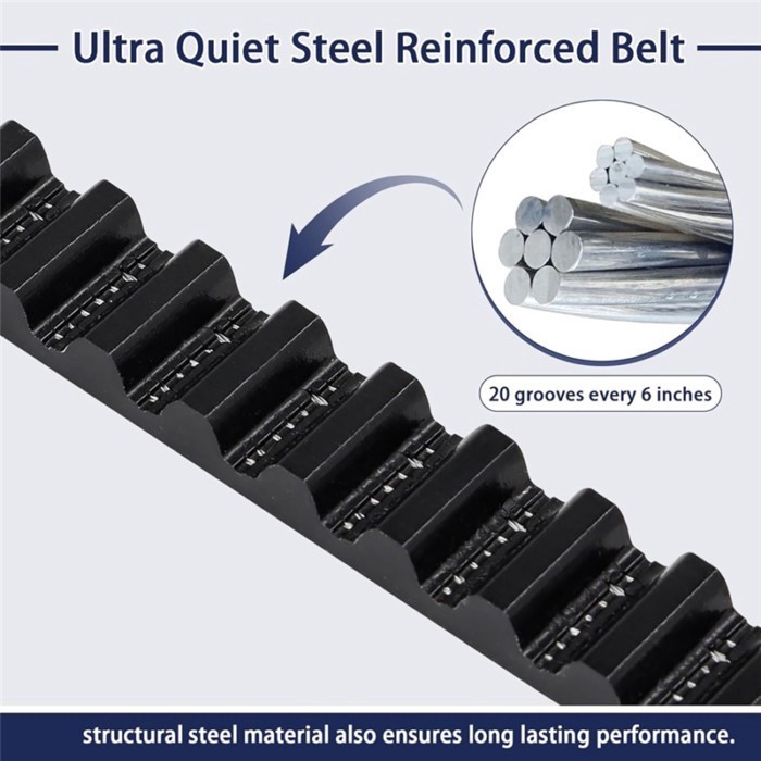 41A5434-11A Drive Belt 234In For 7FT Garage Door Opener, Compatible For Liftmaster/Chamberlain/Sent