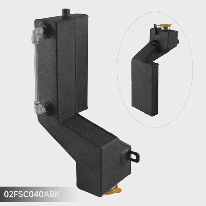 Aluminum Overflow Tank For Subaru BRZ Scion FR-S Toyota 86 FA20 Engine 2.0L 2013+ Black/Silver