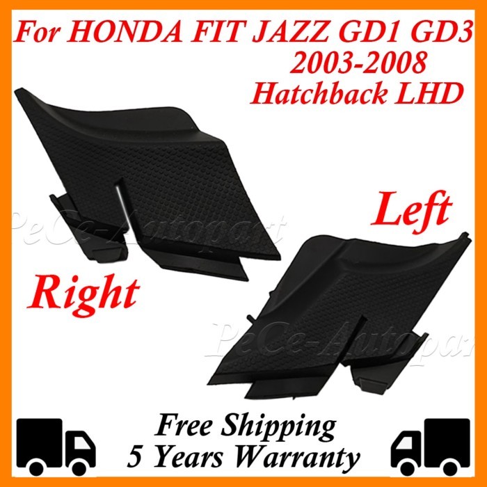 Engine Hood Hinge Cover For HONDA FIT JAZZ GD1 GD3 2003-2008 Hatchback LHD Bonnet Cowl Top Cap 7421