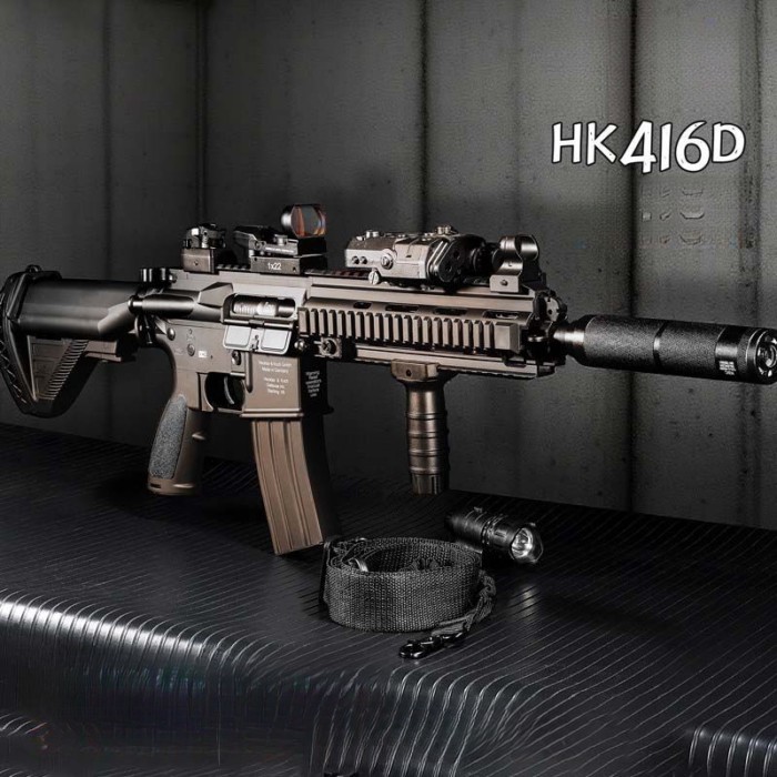 Sijun HK416 โมเดลของเล่นไฟฟ้าทำซ้ำได้