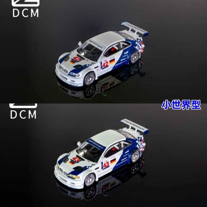 DCM 1: 64 BMW BMW M3 GTR E46 Alloy โมเดลรถปิดสนิท