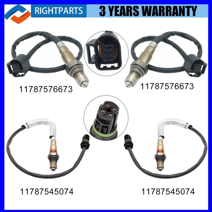 Up+Downstream Oxygen Sensor For BMW 550i GT 650i 750i 750Li Alpina B6 B7 X5 X6 4.4L 11787576673 117