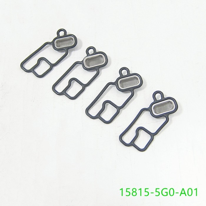 Car accessories 15815-5G0-A01 engine VVT variable timing spool solenoid valve gasket filter for Hon