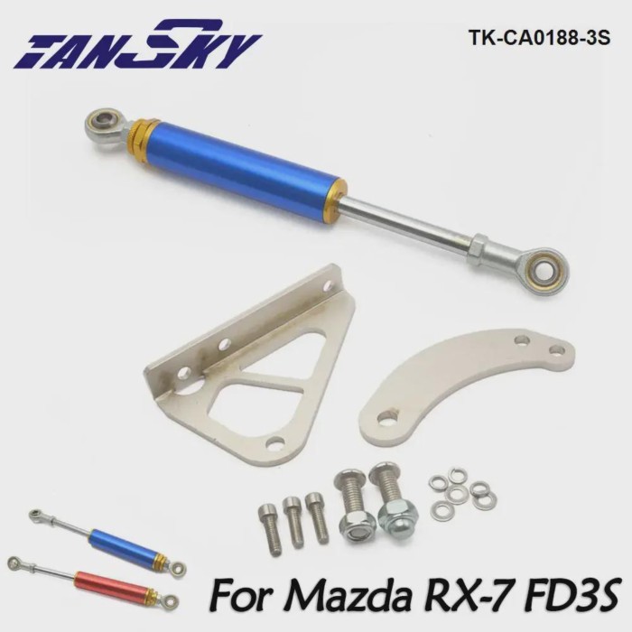 TANSKY Engine Torque Damper Shock Mounting Brace Kit For 93-97 MAZDA RX7 FD3S FD RX-7 TK-CA0188-3S