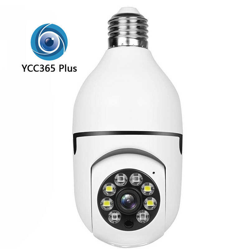Aijia Plan YCC365PLUS ผู้ถือโคมไฟ Minions Bulb Monitoring ในครัวเรือน Remote HD ผู้ถือโคมไฟกล้อง