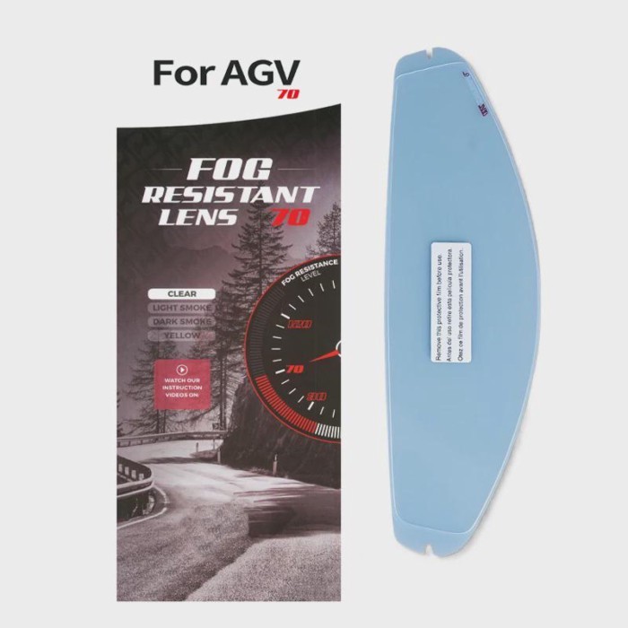 Anti Fog Film for AGV K5 K3SV K1 Helmets Visor Anti Fog Sticker Full Face Motorcycle Helmet Accesso