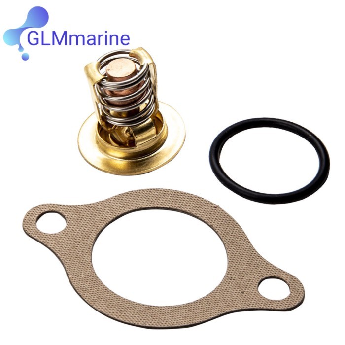 Thermostat Kit 160°F/71°C 3856961 for Volvo Penta 4.3 5.0 5.7 5.8 7.4 8.1 DP AQ 175 200 225 231 260