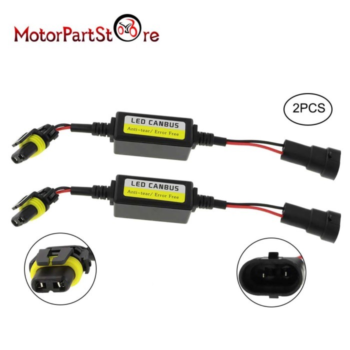 9005 9006 H1 H3 H4 H7 Car Load Resistor Error Canceller LED Canbus Decoder Error Anti Flicker Wirin