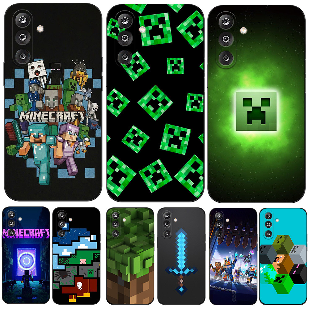 สําหรับ Samsung Galaxy M16 F16 M36 5G F36 4G M56 F56 5G กรณีซิลิคอนฝาครอบ tpu กรณี Creeper TNT บล็อก