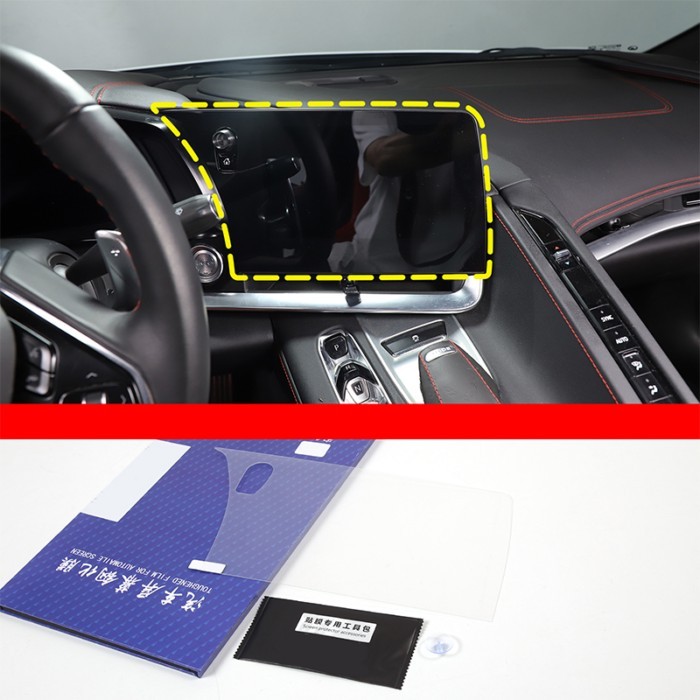For Chevrolet Corvette C8 Stingray Z51 Z06 2020-24 Car Central Control Navigation Screen Protector