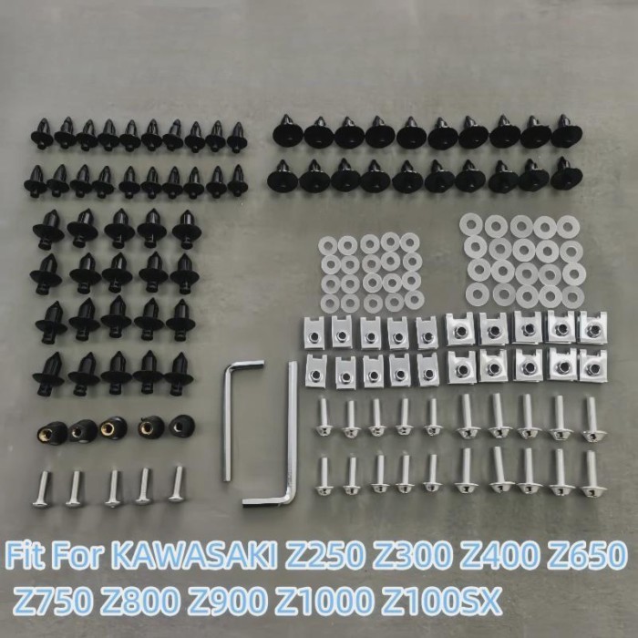 Fairing Bodywork Kit Bolts Screws Fit For KAWASAKI Z250 Z300 Z400 Z650 Z750 Z800 Z900 Z1000 Z1000SX