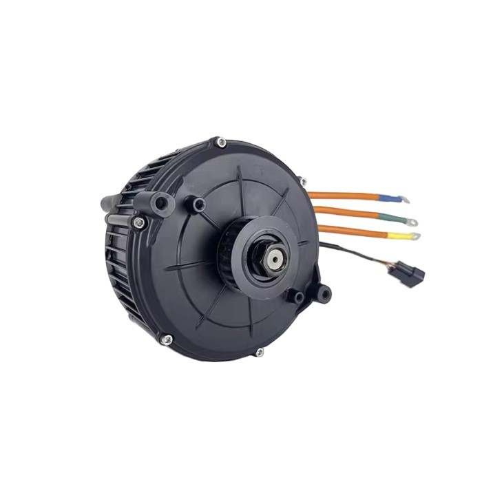 QS165 35H 5000W 60V 100KPH IPM PMSM Encorder Mid Drive Motor for Offroad Dirtbike Adult Electric Mo