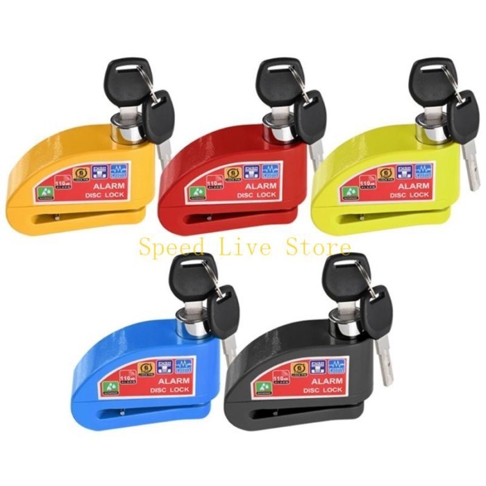547C Motorcycle Locks Anti Theft with Alarm Motorcycle Disc Lock with Alarm Disk Lock Anti-Theft Mo