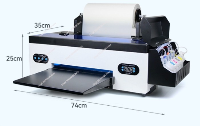 DTF Transfer Printing Press A3 DTF Printer T-shirt Printing Machine with Roller Feeder