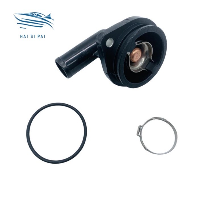 892864T06 Thermostat Assembly with Housing for Mercury 75 - 150 HP 4 Stroke -775-65 Outboard Motors