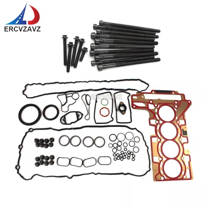 N20 N26 2.0T Engine Cylinder Head Gasket Kit w/ head bolt For 2012-17 BMW 125i 320i 328i 428i 528i