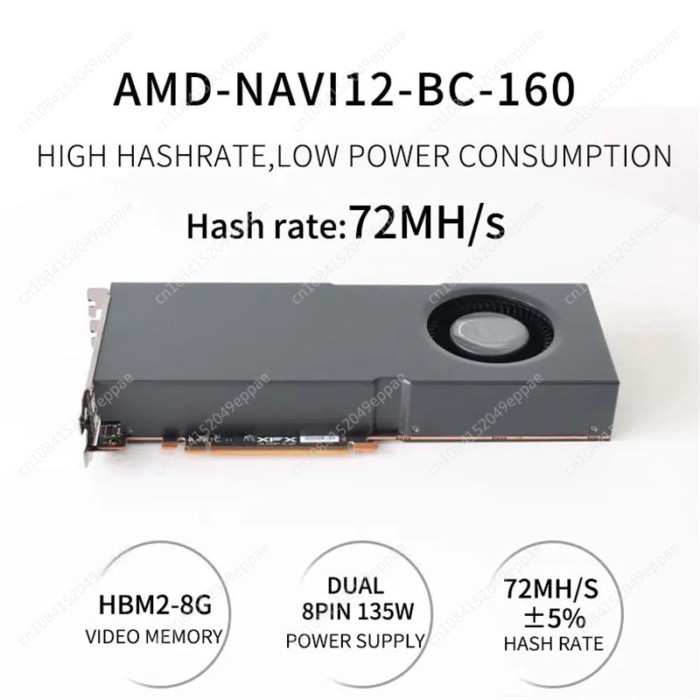 Fast Delivery Original New XFX BC-160 8GB BC 160 12 GPU Video Game Graphics Card BC160 in Stock
