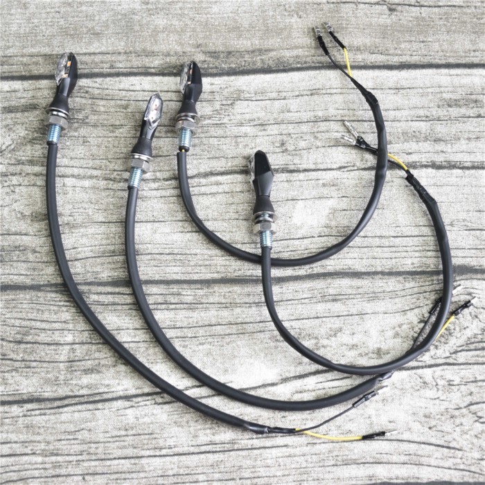 Motorcycle Turn Signal Indicator Mini LED Flasher Super Bright Blinkers CE Certificate for Cafe Rac