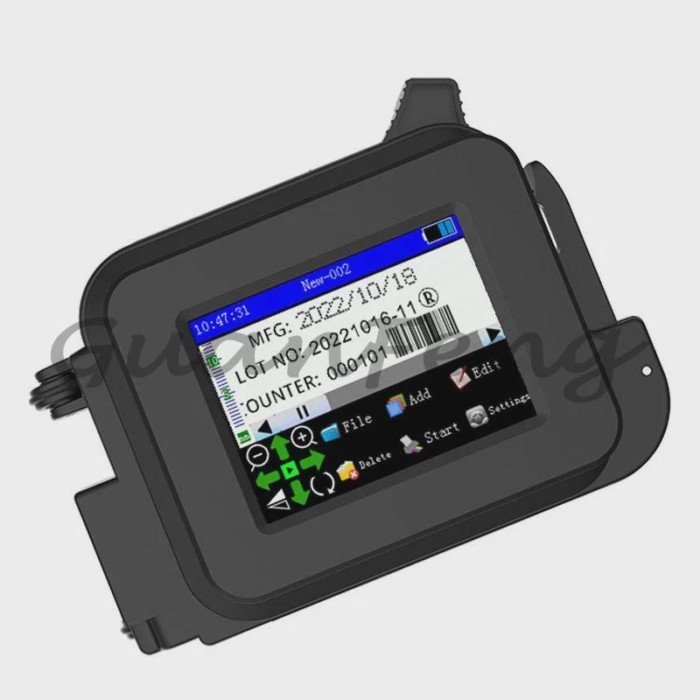 WZ Hot Mini Inkjet Printer Portable Expire Date Inject Machine Ink Jet Hand Held Handheld Inkjet Pr