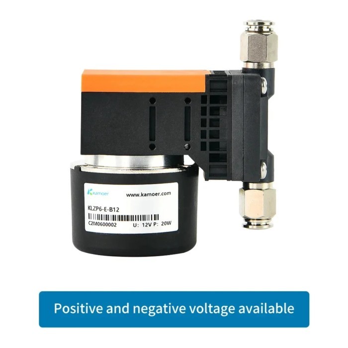 Kamoer 8L/min KLZP6 Micro Diaphragm Vacuum Pump 12V 24V BLDC Motor Threaded Air Pump Negative Press