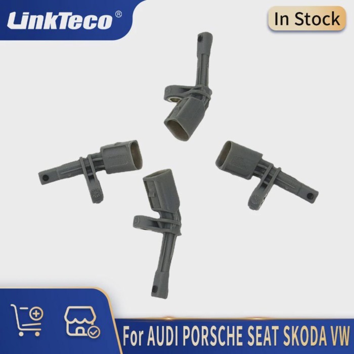 1PCS Auto Engine Parts Front Rear Left Right ABS Wheel Speed Sensor 02-20 For AUDI A3 Q2 Q3 TT PORS