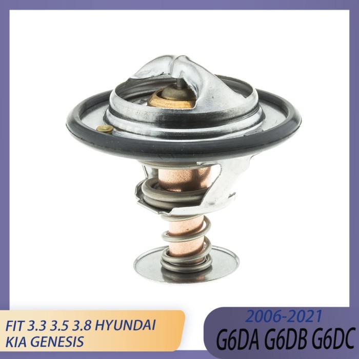 Engine Parts Coolant Thermostat Fit GAS DOHC V6 3.3 3.5 3.8 L T G6DA G6DB G6DC 06-21 For Hyundai SA