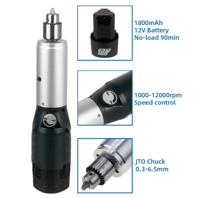12V Cordless Drill Lithium Battery Engraver Electric Mini Drill Rechargeable Dremel Rotary Tool Var