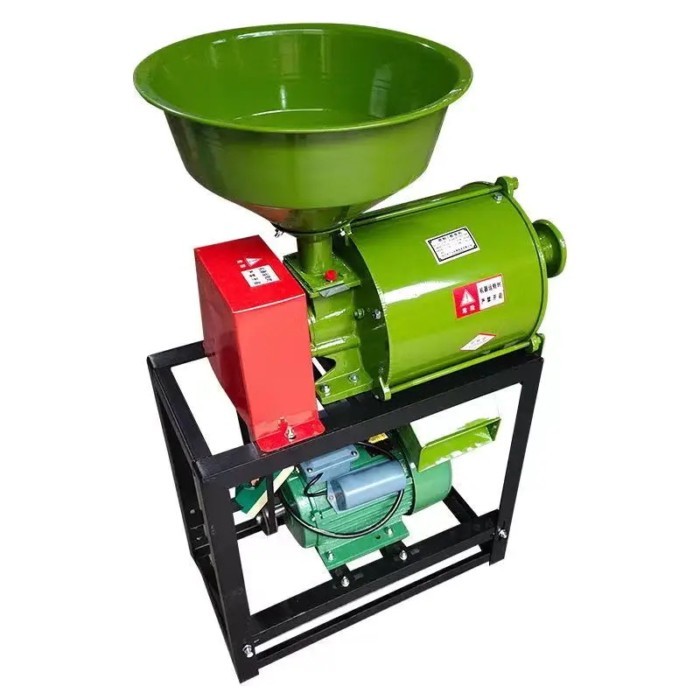 Household Small Multifunctional flour mill wheat corn flour grinder pea wheat bran separation crush