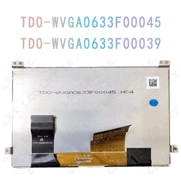 LCD Screen Display Panel For TDO-WVGA0633F00045 TDO-WVGA0633F00039 A2C15166500 6.5Inch for MIB200 M