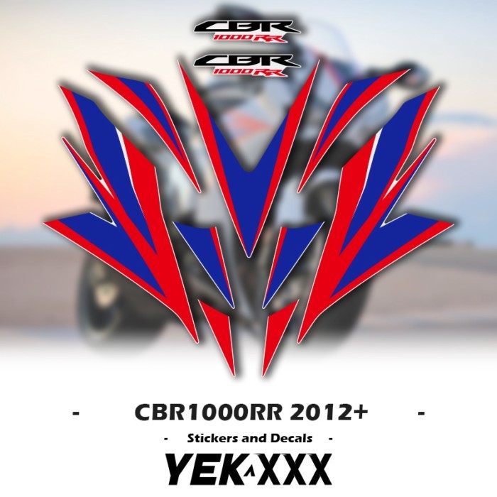 For Honda CBR1000RR CBR 1000RR 2012 2013 2014 2015 2016 Motorcycle Fairing Shell Sticker Decal Cust