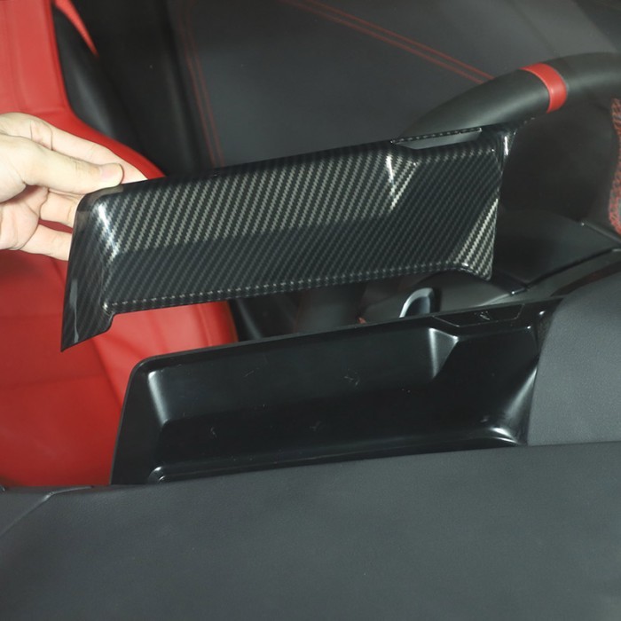 ABS Carbon Fiber For Chevrolet Corvette C8 Z51 Z06 2020-25 Center Console Navigation Screen Frame C