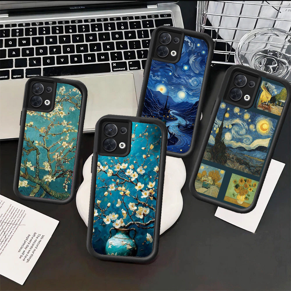 WA48 Vincent van Gogh สําหรับ Hp ชุบ Realme Narzo หมายเหตุ K9X 50 GT NEO6 Q3 N53 8 N63 8S SE 30 V13 