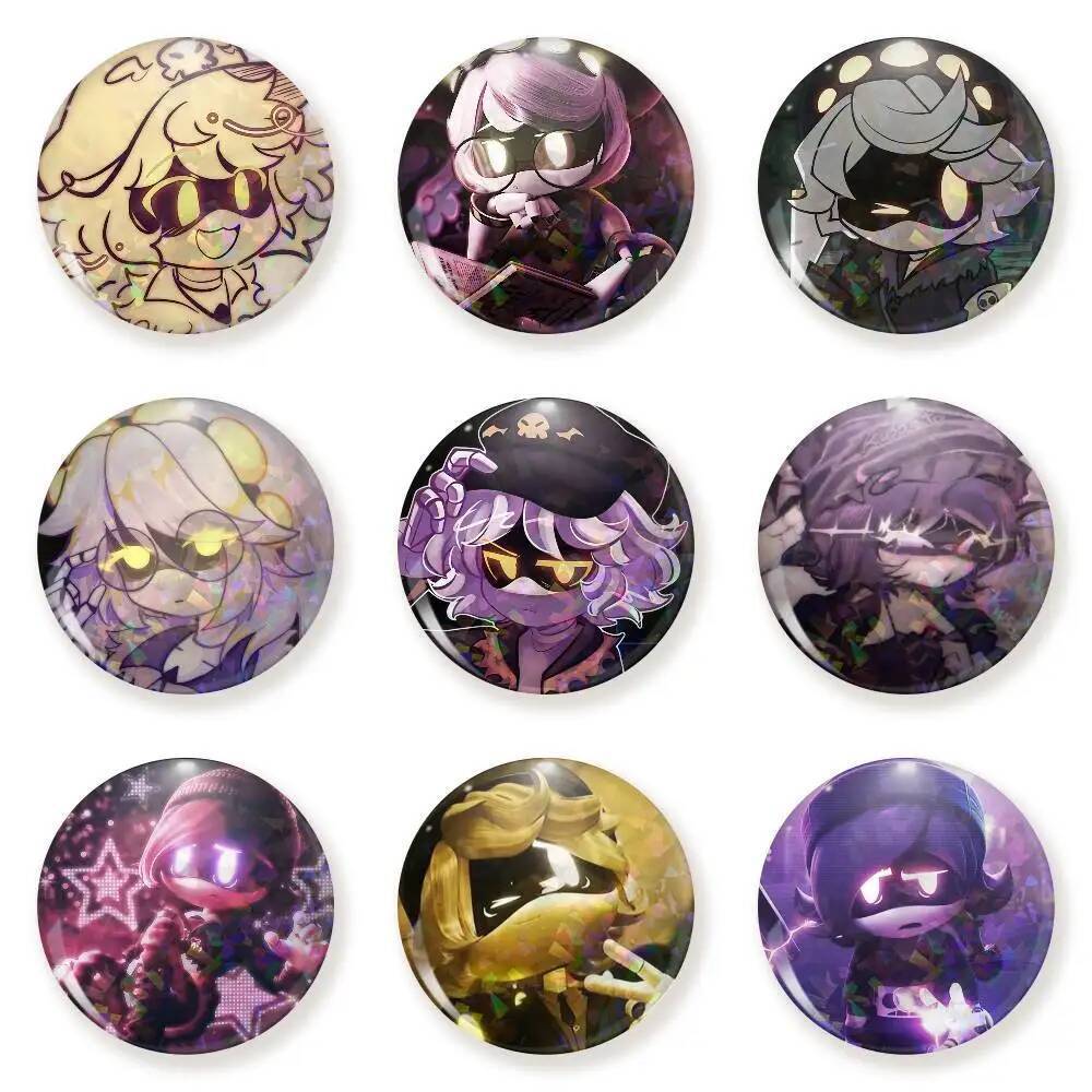 M-Murder Drones Tinplate เข็มกลัดรูปไอคอน Badge เข็มกลัดทําด้วยมือสําหรับกระเป๋าเป้สะพายหลังเสื้อผ้า
