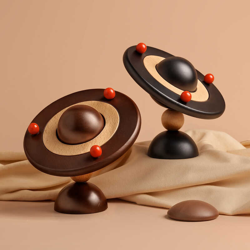 Creative Planet เสื่อฉนวนกันความร้อนโต๊ะ Placemat เครื่องประดับระดับไฮเอนด์ไม้เนื้อแข็ง Anti-Scaldin