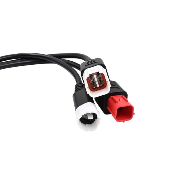 Male to Female 3pin 4pin for Yamaha 6pin for Honda to 16pin OBD 2 Extension Cable Motorcycle Diagno