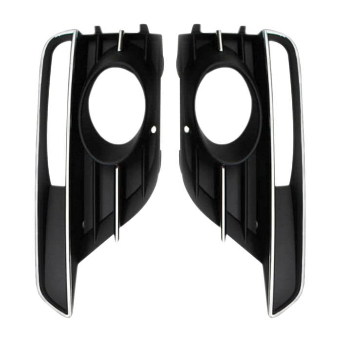 Front Bumper Fog Light Grilles For VW Beetle 2016 2017 2018 2019 5C5854661J 5C5854662J