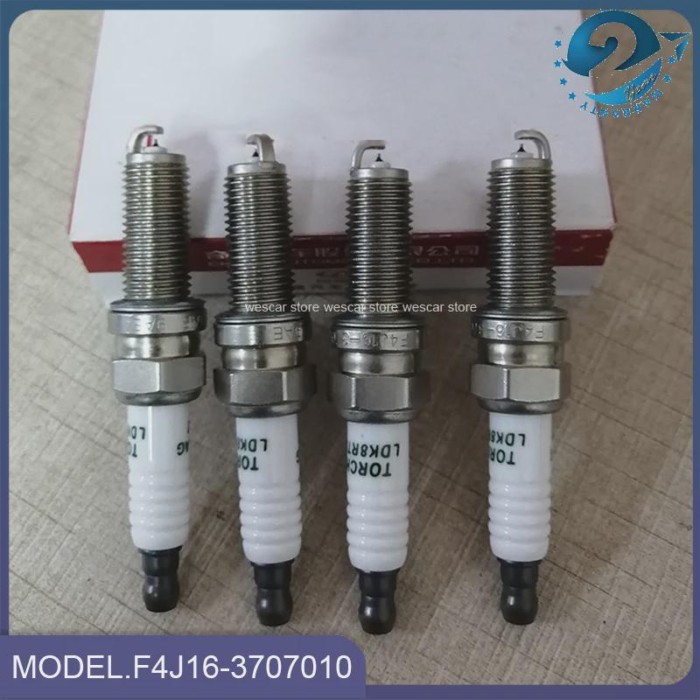 4pcs Original Spark Plug F4J16-3707010 For Chery JETOUR X70 Tiggo 2 5x 4 5 7 8 Arrizo 5/7/6 E4T15/E