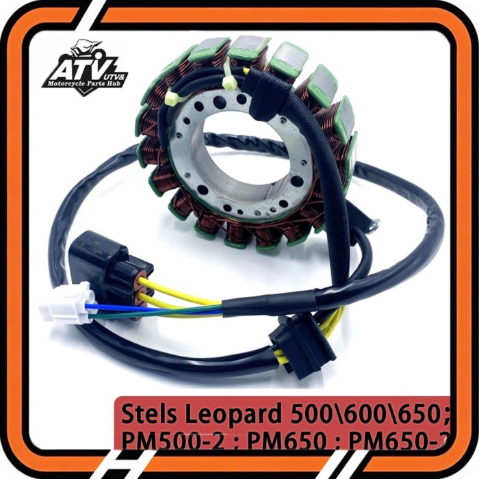 Generator Stator Plate Magneto Coil For YinXiang Stels Leopard 500 600 650 RM500-2 RM650-2 LU070949