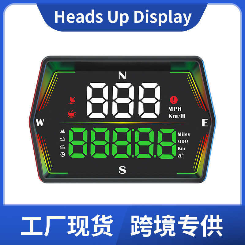 สินค้าใหม่ Universal Head Display Beidou gps รถ Speedometer HD Total Mileage Mileage Head-up Instrum