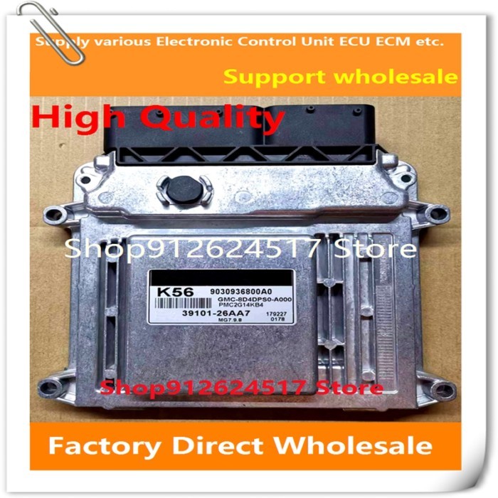 39132-26AL5 A28 MG7.9.8 ECU 39101-26AA7 K56 Engine Computer Board 39125-2B162 0214 Compatible For H