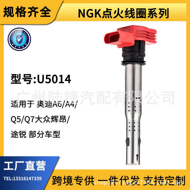 คอยล์จุดระเบิด NGK เหมาะสําหรับ Audi A6/A4/Q5/Q7 Volkswagen Fion/Tourui U5014