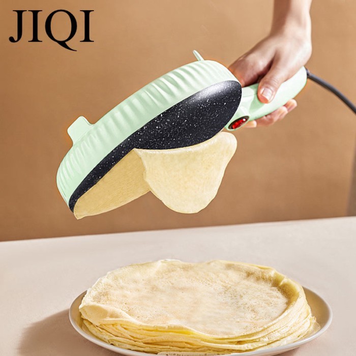 Mini Automatic Electric Crepe Maker Spring Cake Pie Cooker Non-stick Pizza Griddle Pancake Pan Pot