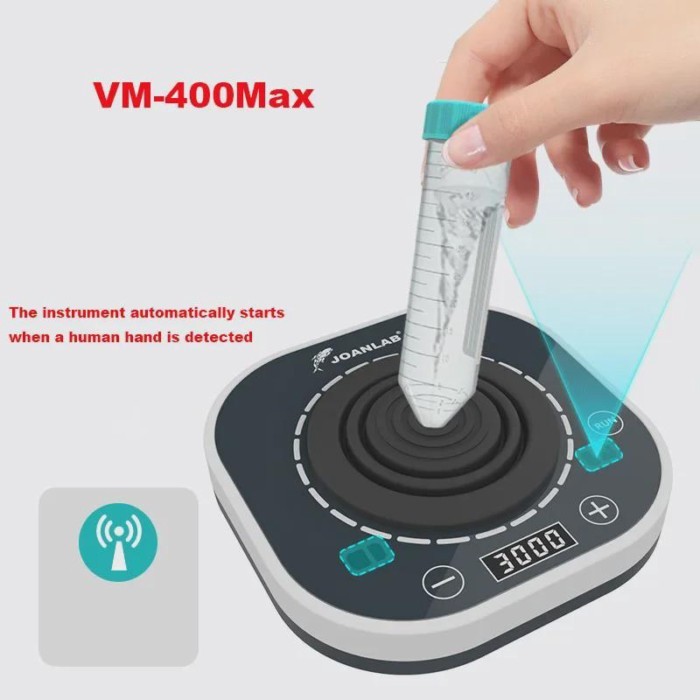 Digital vortex oscillator, small vortex mixer, laboratory oscillation mixer VM-400